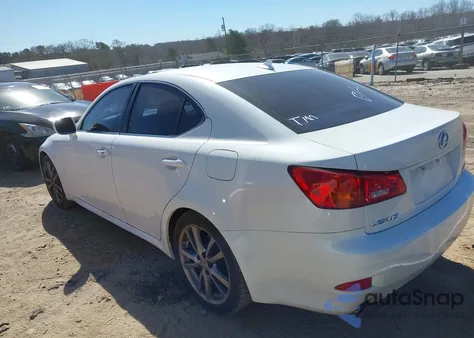 2008 Lexus Is 250 из США, поврежденный, VIN JTHBK262X85082680